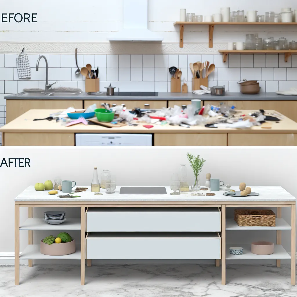 Kitchen Island Transformation Results